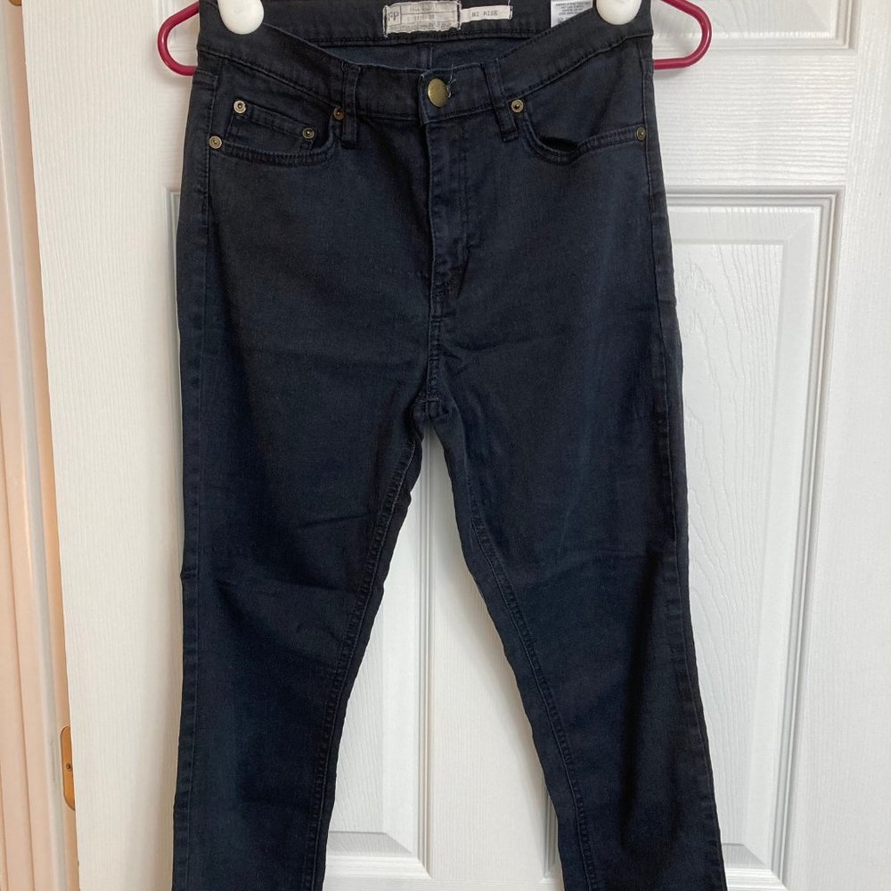Free People, lightweight black jeans